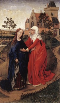 Rogier van der Weyden Painting - Visita al pintor holandés Rogier van der Weyden